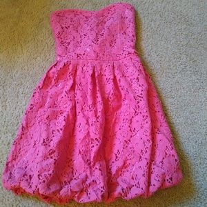 Pink Lace Dress